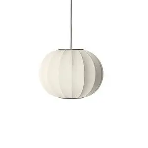 Made By Hand - Pendellampe - Knit-Wit 45 Round Pendant - Pearl White